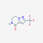 Structure of 2-(trifluoromethyl)-6,7-dihydro-5h-pyrazolo[1,5-a]pyrazin-4-one
