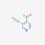 Structure of 3-ethynylisonicotinaldehyde