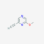 Structure of 2-ethynyl-6-methoxypyrazine