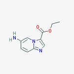 Structure of Ethyl 6-aminoimidazo[1,2-a]pyridine-3-carboxylate 95+%