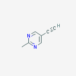 Structure of 5-ethynyl-2-methylpyrimidine