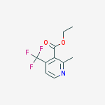 Structure of Ethyl 2-methyl-4-(trifluoromethyl)pyridine-3-carboxylate