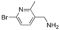 C-(6-BroMo-2-Methyl-pyridin-3-yl)-MethylaMine结构式