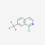 Structure of 1-chloro-7-(trifluoromethyl)isoquinoline