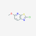 Structure of 2-chloro-5-methoxy-[1,3]thiazolo[5,4-b]pyridine