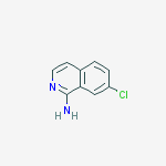 Structure of 7-chloroisoquinolin-1-amine