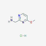 Structure of (4-methoxypyrimidin-2-yl)methanamine hydrochloride
