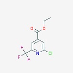 Structure of Ethyl 2-chloro-6-(trifluoromethyl)pyridine-4-carboxylate