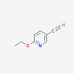 Structure of 2-ethoxy-5-ethynylpyridine