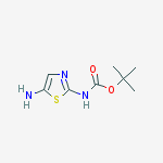 Structure of tert-butyl 5-aminothiazol-2-ylcarbamate