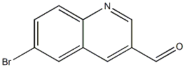 Structure of 3-Quinolinecarboxaldehyde, 6-broMo-