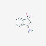 Structure of 3,3-difluoro-1,2-dihydroinden-1-amine