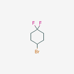Structure of 4-bromo-1,1-difluorocyclohexane