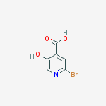 Structure of 2-bromo-5-hydroxypyridine-4-carboxylic Acid