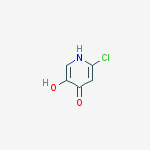 2-chloro-5-hydroxy-1h-pyridin-4-one结构式