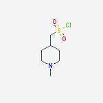 Structure of (1-methylpiperidin-4-yl)methanesulfonyl Chloride