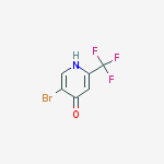Structure of 5-bromo-2-(trifluoromethyl)-1h-pyridin-4-one