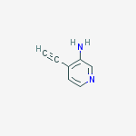 Structure of 4-ethynylpyridin-3-amine