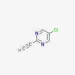 Structure of 5-chloro-2-ethynylpyrimidine