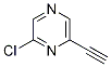 Structure of 2-chloro-6-ethynylpyrazine