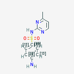 Structure of SulfaMerazine-13C6