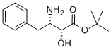 Structure of TERT-BUTYL (2R,3S)-3-AMINO-2-HYDROXY-4-PHENYLBUTANOATE,97%