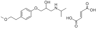 Structure of METOPROLOL FUMARATE (200 MG)