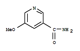 Structure of 3-PYRIDINECARBOXAMIDE,5-METHOXY-