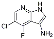 Structure of 1H-Pyrrolo[2,3-b]pyridin-3-amine, 5-chloro-4-fluoro-