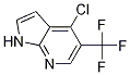 4-Chloro-5-(trifluoromethyl)-1H-pyrrolo[2,3-b]pyridine结构式