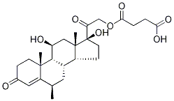 Structure of 6α-Methyl Hydrocortisone 21-HeMisuccinate