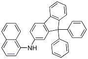 Structure of N-(naphthalen-1-yl)-9,9-diphenyl-9H-fluoren-2-aMine
