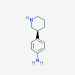Structure of 4-[(3s)-piperidin-3-yl]aniline