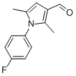 Structure of 1-(4-FLUORO-PHENYL)-2,5-DIMETHYL-1H-PYRROLE-3-CARBALDEHYDE