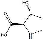 Structure of D-Proline, 3-hydroxy-, (3R)-
