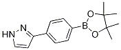 Structure of 1H-Pyrazole, 3-[4-(4,4,5,5-tetraMethyl-1,3,2-dioxaborolan-2-yl)phenyl]-