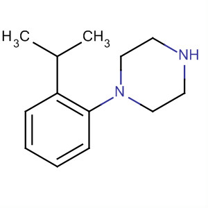 Piperazine, 1-[2-(1-methylethyl)phenyl]-结构式