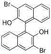 (S)-(+)-3,3-二溴-1,1-双-2-萘醇结构式