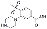 Structure of 4-(Methylsulfonyl)-3-piperazinobenzoic Acid