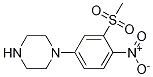 Structure of N-(3-Methylsulphonyl-4-nitrophenyl)piperazine