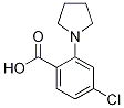 Structure of 4-Chloro-2-pyrrolidinobenzoic Acid