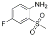 Structure of 4-Fluoro-2-(methylsulfonyl)aniline