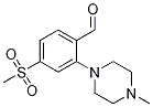 Structure of 2-(4-Methylpiperazin-1-yl)-4-(methylsulfonyl)benzaldehyde