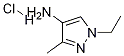 Structure of 1-ethyl-3-Methyl-1H-pyrazol-4-aMine hydrochloride