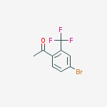 Structure of 4-Bromo-2-(trifluoromethyl)acetophenone
