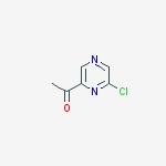 1-(6-Chloropyrazin-2-yl)ethanone结构式