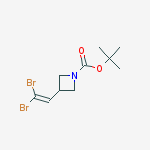 Structure of Tert-butyl 3-(2,2-dibromoethenyl)azetidine-1-carboxylate