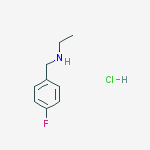 Structure of N-Ethyl 4-fluorobenzylamine HCl