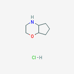 Structure of 2,3,4,4a,5,6,7,7a-octahydrocyclopenta[b][1,4]oxazine;hydrochloride