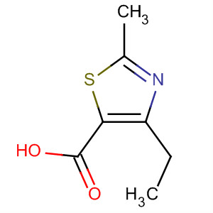 Structure of 4-ethyl-2-methyl-1,3-thiazole-5-carboxylic acid